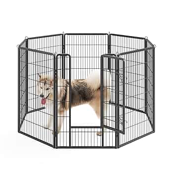 人気商品】サークル 犬 複数連結可能 パネル8枚 スチール製